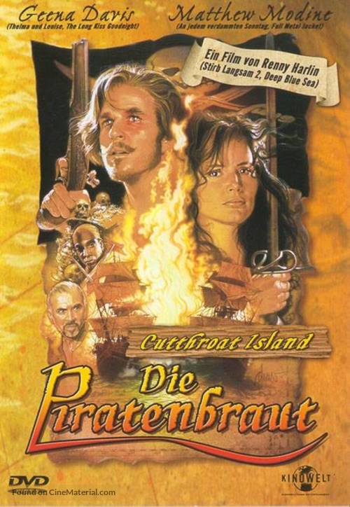 Cutthroat Island - German DVD movie cover