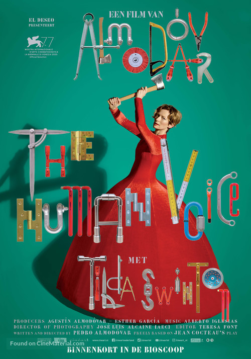 The Human Voice - Dutch Movie Poster