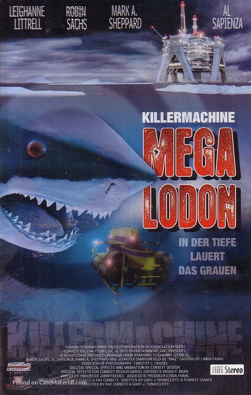 Megalodon - German VHS movie cover