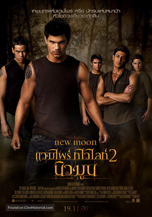 The Twilight Saga: New Moon - Thai Movie Poster