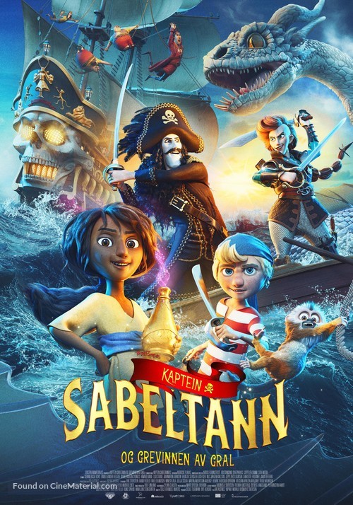 Kaptein Sabeltann og Grevinnen av Gral - Norwegian Movie Poster