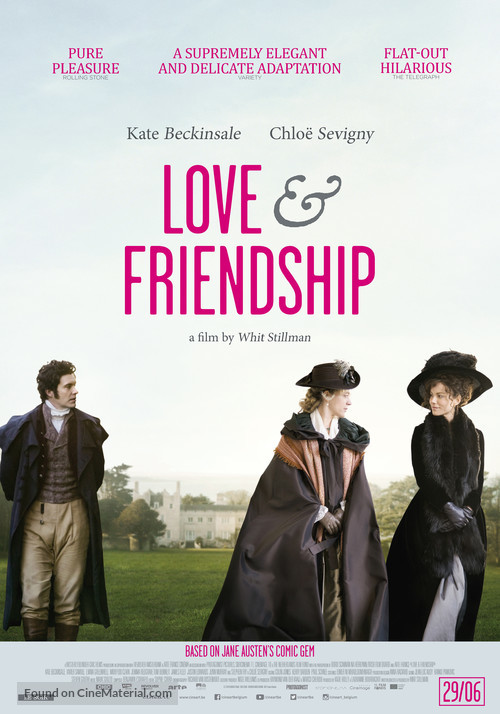 Love &amp; Friendship - Belgian Movie Poster
