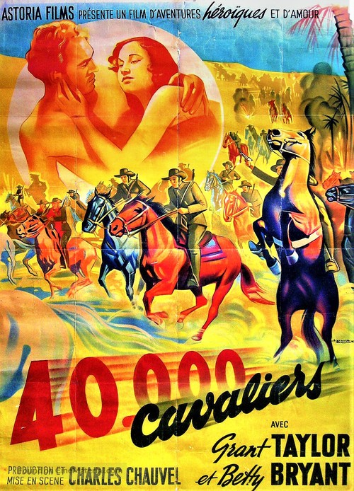 40,000 Horsemen - French Movie Poster