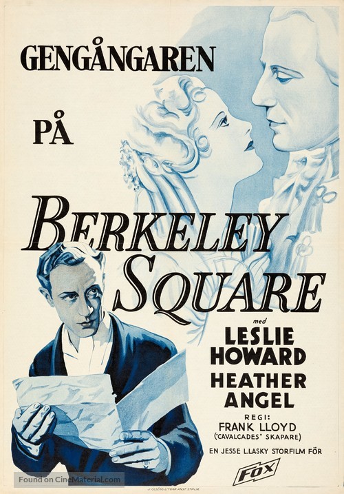 Berkeley Square - Swedish Movie Poster