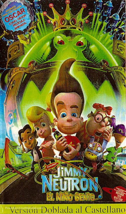 Jimmy Neutron: Boy Genius - Argentinian VHS movie cover