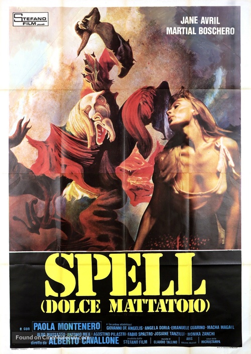 L&#039;uomo, la donna e la bestia - Spell (Dolce mattatoio) - Italian Movie Poster