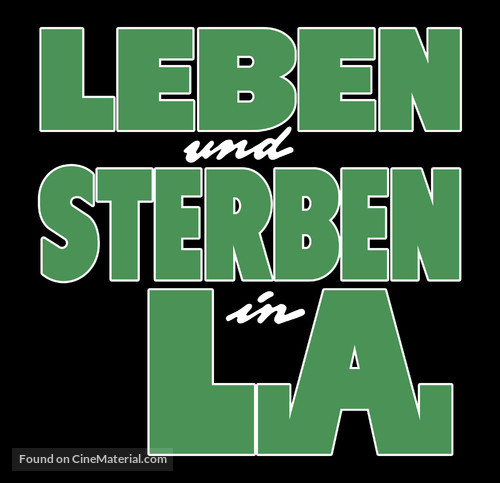 To Live and Die in L.A. - German Logo