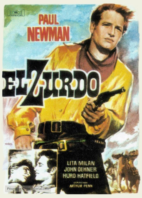 The Left Handed Gun - Spanish Movie Poster