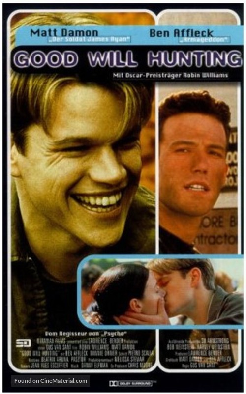 Good Will Hunting - German VHS movie cover