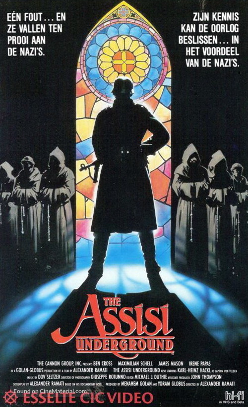 The Assisi Underground - Dutch Movie Cover