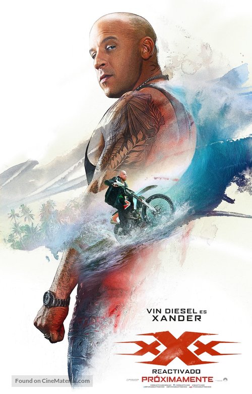 xXx: Return of Xander Cage - Mexican Movie Poster