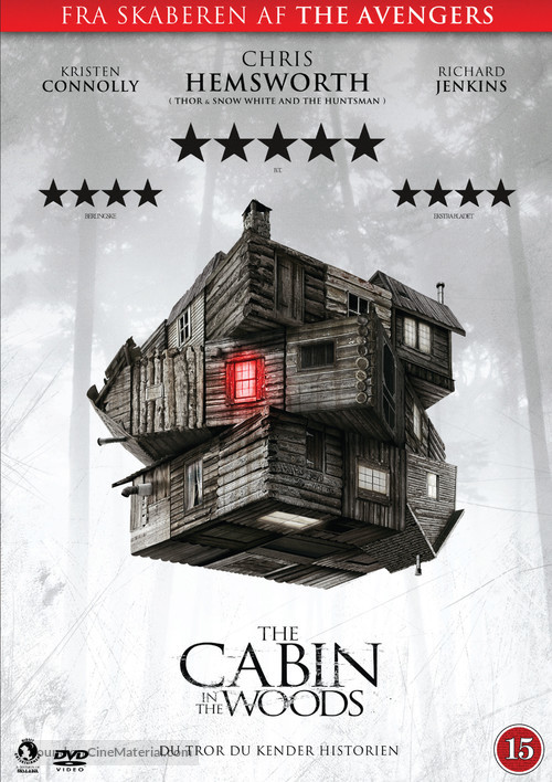 The Cabin in the Woods - Danish DVD movie cover