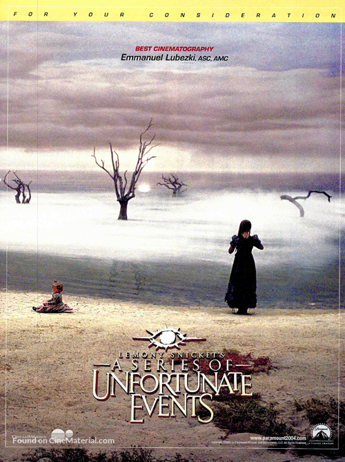 Lemony Snicket&#039;s A Series of Unfortunate Events - For your consideration movie poster