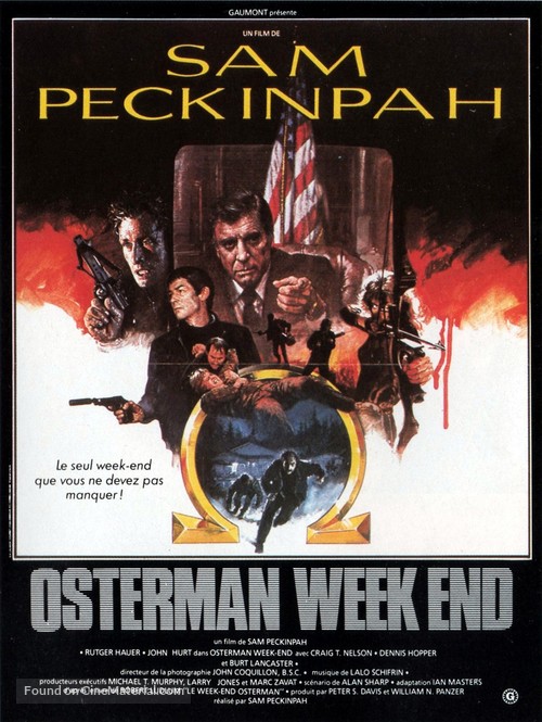 The Osterman Weekend - French Movie Poster