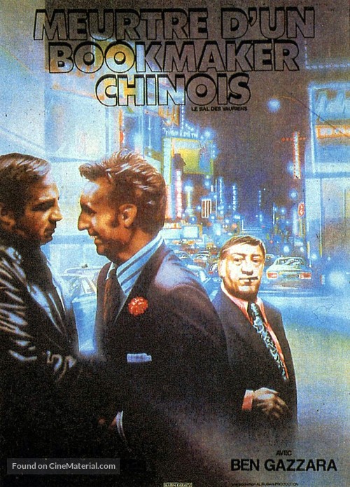 The Killing of a Chinese Bookie - French Movie Poster