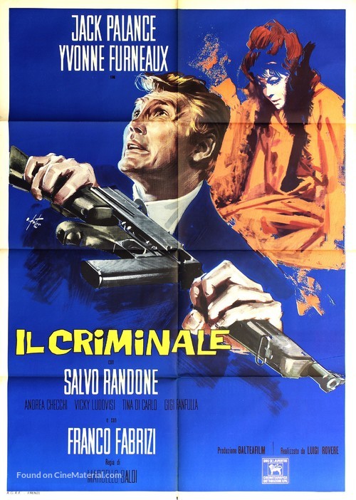 Il criminale - Italian Movie Poster