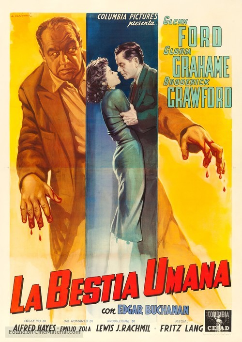 Human Desire - Italian Movie Poster