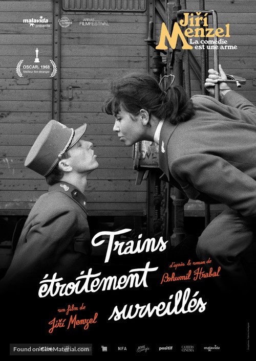 Ostre sledovan&eacute; vlaky - French Re-release movie poster