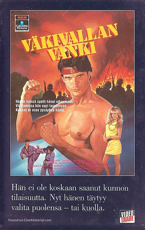 Fury to Freedom - Finnish VHS movie cover