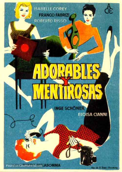 Adorabili e bugiarde - Spanish Movie Poster
