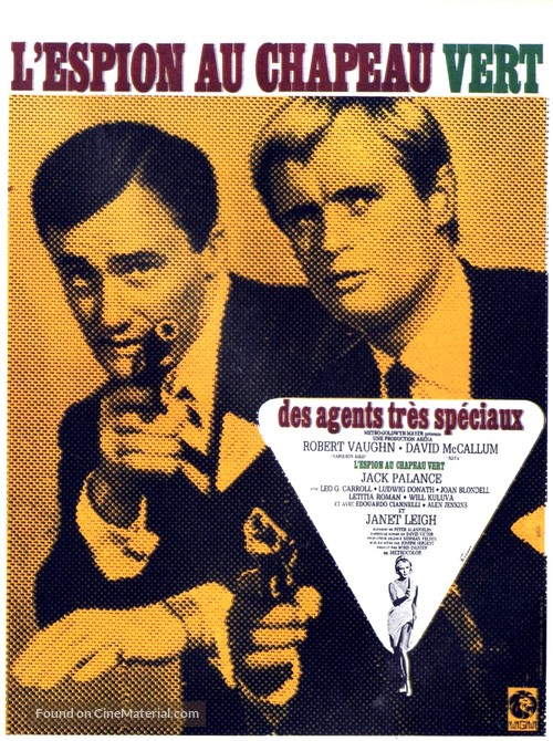 The Spy in the Green Hat - French Movie Poster