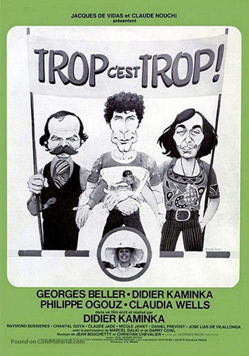 Trop c&#039;est trop - French Movie Poster