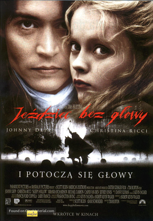 Sleepy Hollow - Polish Movie Poster