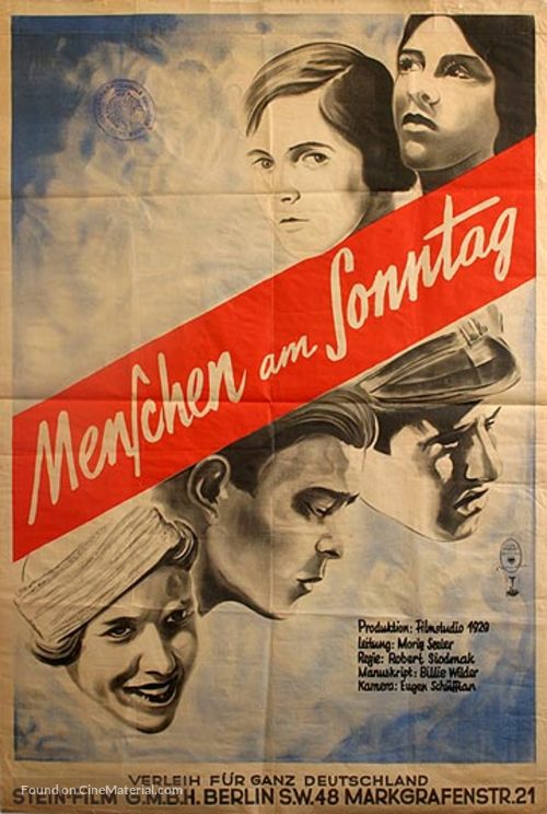Menschen am Sonntag - German Movie Poster