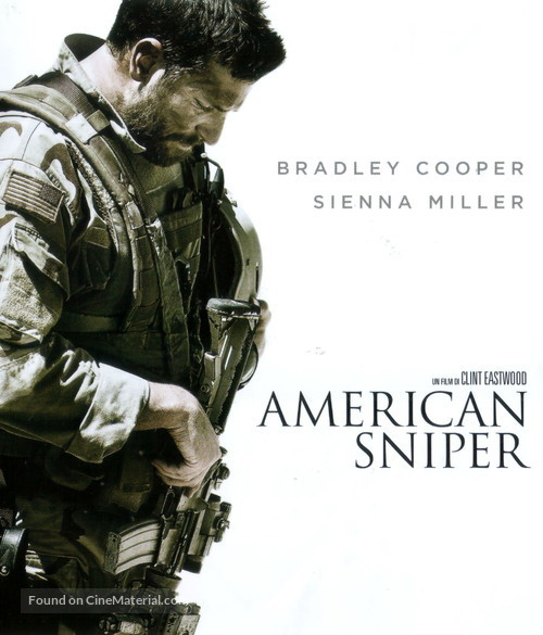 American Sniper - Italian Blu-Ray movie cover