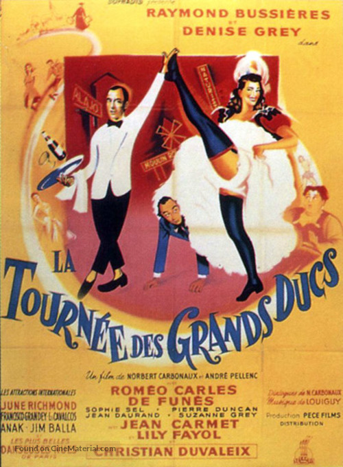 Tourn&egrave;e des grands Ducs, La - French Movie Poster