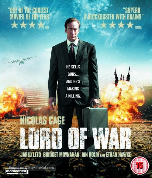 Lord of War - British Blu-Ray movie cover