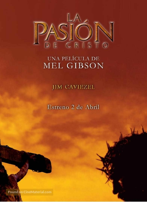 The Passion of the Christ - Spanish Movie Poster