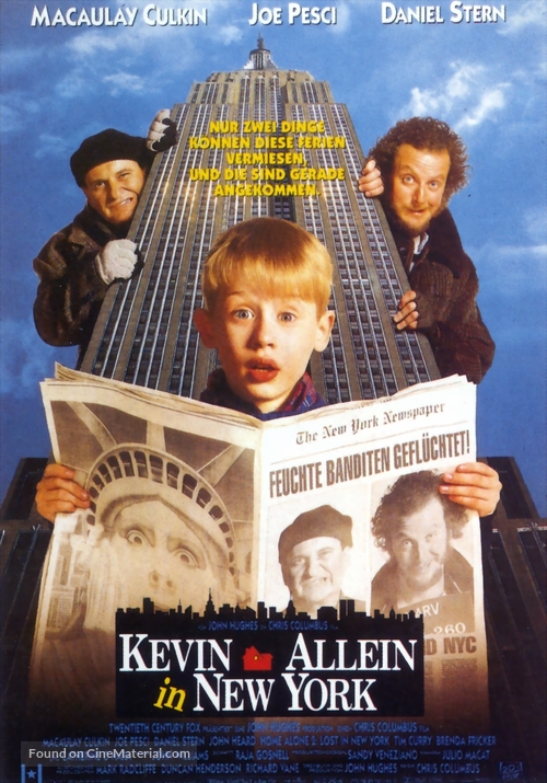 Home Alone 2: Lost in New York - German Movie Poster