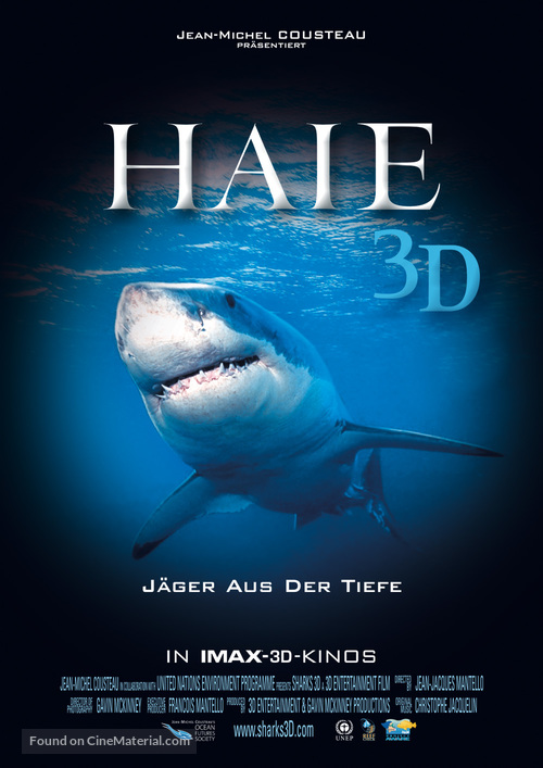Sharks 3D - German Movie Poster
