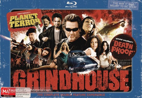 Grindhouse - Australian Blu-Ray movie cover