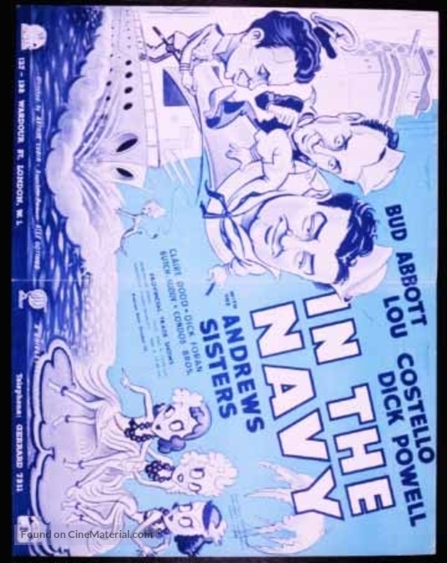 In the Navy - British poster