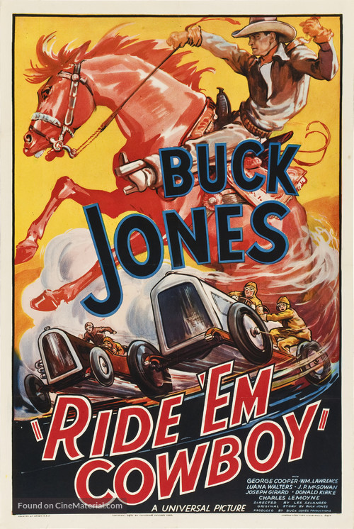 Ride &#039;Em Cowboy - Movie Poster