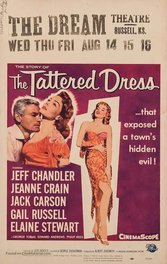The Tattered Dress (1957) movie poster The Tattered Dress (1957) movie poster
