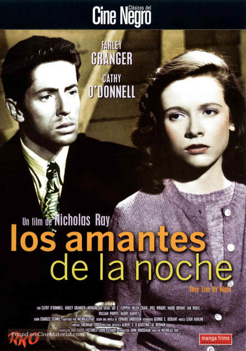 They Live by Night - Spanish DVD movie cover