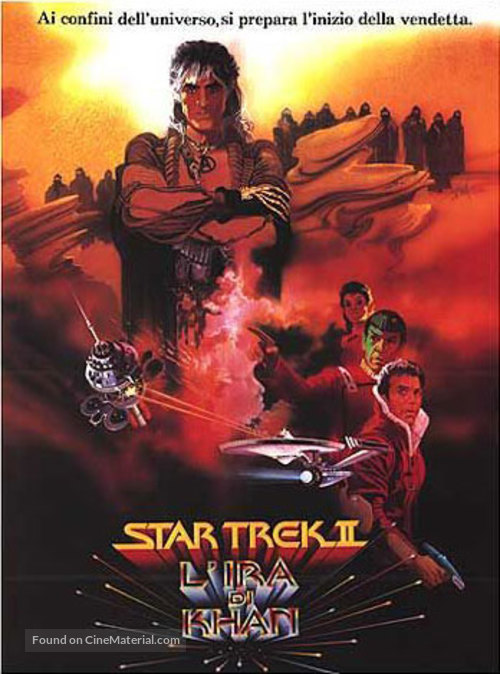 Star Trek: The Wrath Of Khan - Italian DVD movie cover