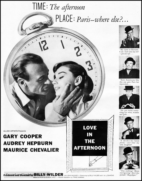 Love in the Afternoon - Movie Poster