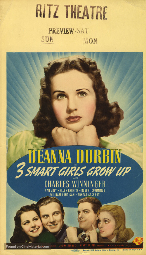 Three Smart Girls Grow Up - Movie Poster