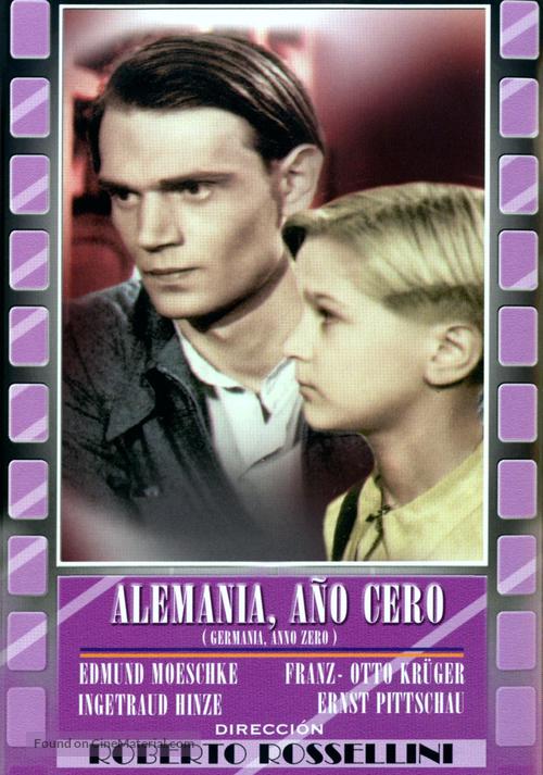 Germania anno zero - Spanish Movie Cover