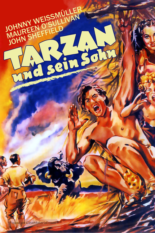 Tarzan Finds a Son! - German VHS movie cover