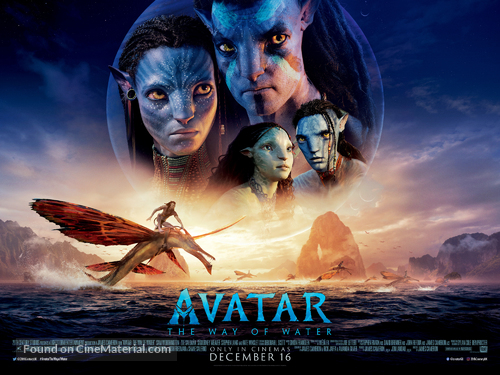 Avatar: The Way of Water - British Movie Poster