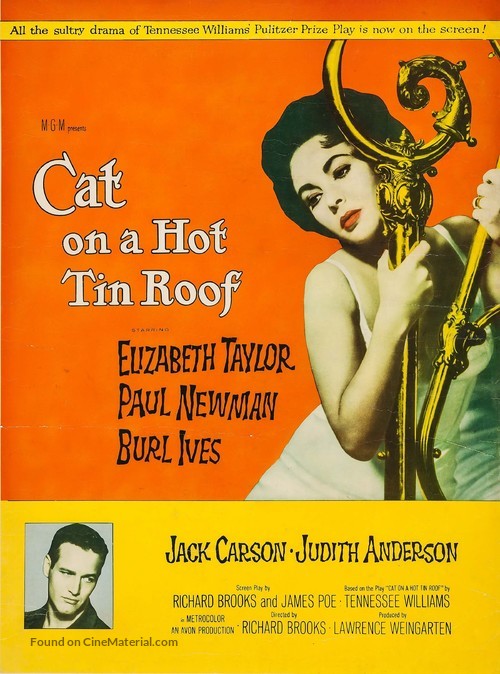 Cat on a Hot Tin Roof - Movie Poster