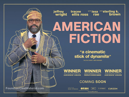 American Fiction - British Movie Poster