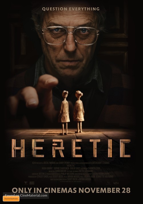 Heretic - Australian Movie Poster