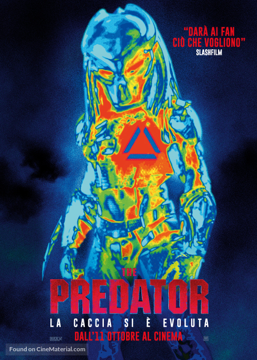 The Predator - Italian Movie Poster