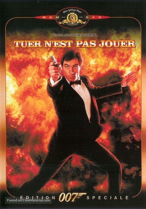 The Living Daylights - French DVD movie cover